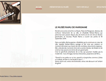 Tablet Screenshot of musee-raimu.com